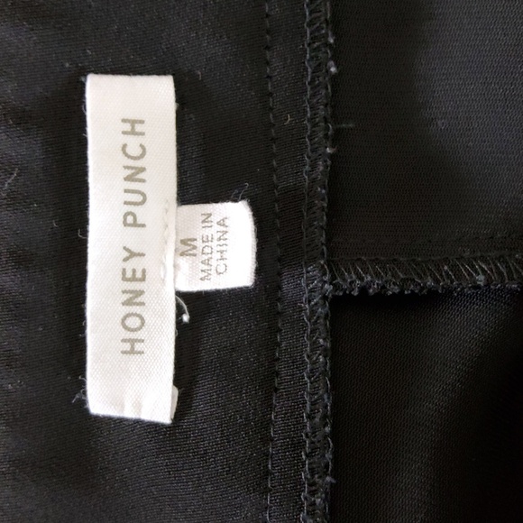 Honey Punch Track Pants Red & White Stripes Size M - Picture 3 of 4